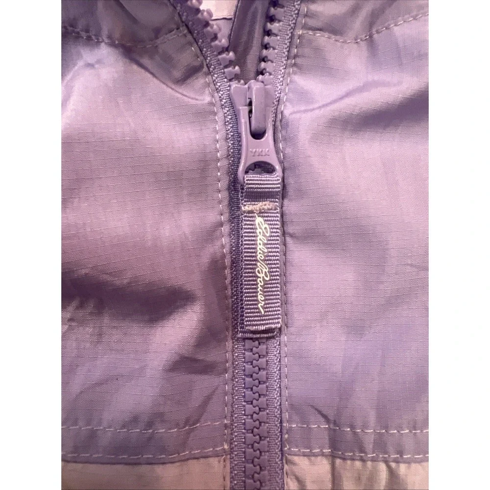 Eddie Bauer‎ S 7/8Girls Kids 3-in-1 Jacket Light Weight Windbreaker Rain Plum499